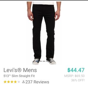 Levi Strauss & Co. 513 Straight Slim Fit